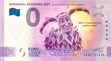 XERZ-2021-1 KARNEVAL-FASCHING 2021  HELAU UND ALAAF - DIE FUNFTE JAHRESZEIT