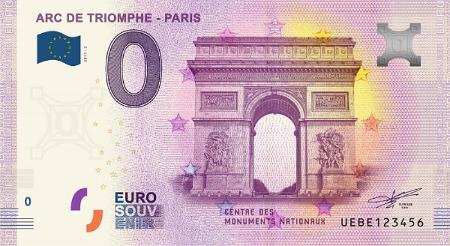 UEBE-2019-2 ARC DE TRIOMPHE - PARIS CENTRE DES MONUMENTS NATIONAUX