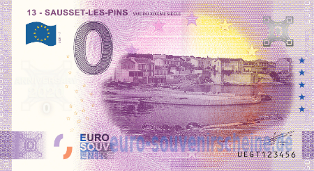 UEGT-2021-7 13 - SAUSSET-LES-PINS VUE DU XIXÈME SIÈCLE