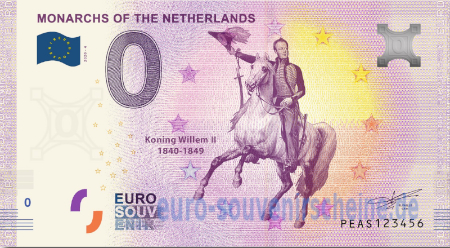 PEAS-2020-4 MONARCHS OF THE NETHERLANDS KONING WILLEM II
