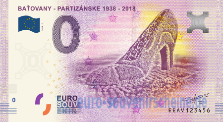 EEAV-2018-1 BAŤOVANY - PARTIZÁNSKE 1938 - 2018 
